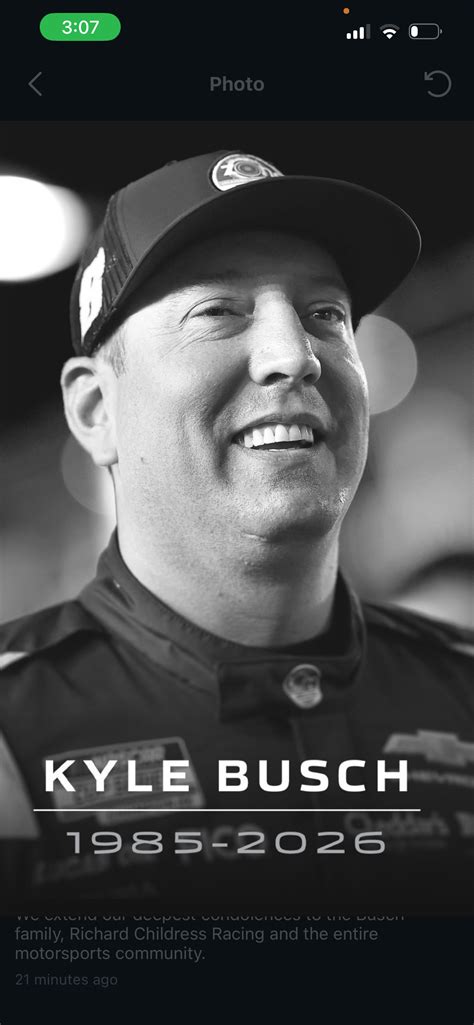 RIP Kyle Busch - Non-Moto - Motocross Forums / Message Boards - Vital MX
