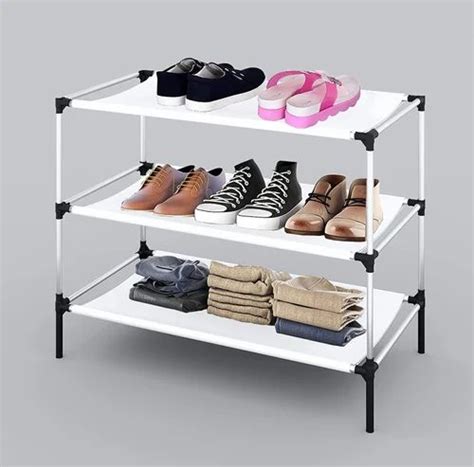 Shoes Organizers - Plastic 4 & 5 Layer Z Type Shoe Organizer Rack for ...