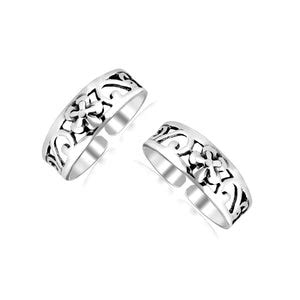 Buy 925 Sterling Silver Toe Rings Online for Women | TrueSilver