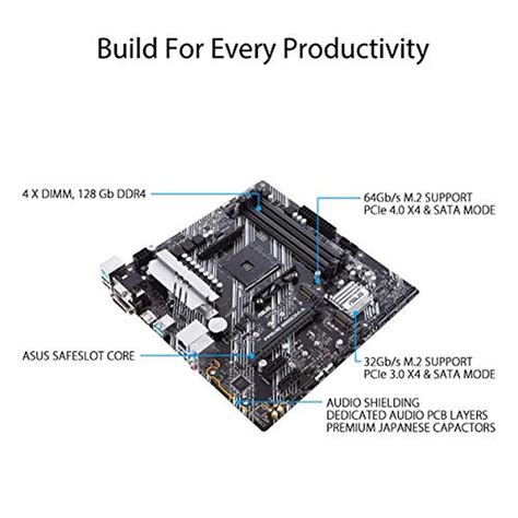 ASUS Prime B550M-A WiFi II AMD Micro ATX Motherboard with PCIe 4.0, Wi ...