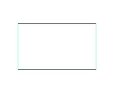 Rectangle Geometric Shape Outline Green Symbol Illustration 48721308 ...