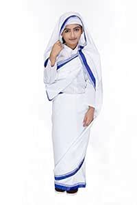 Buy Smuktar garments Mother Teresa Costume for Kids (2 to 3 Years ...