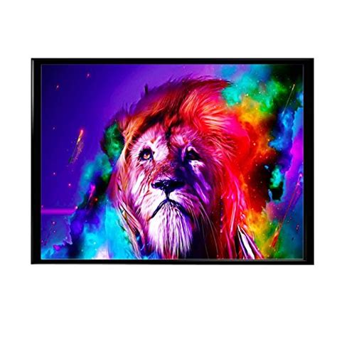 S. B. Lifestyle Colourful Lion Matte Poster,wallposter , 12x18 inches ...