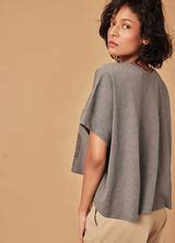 Them Grey Girl Boy Print Organic Cotton Oversized T Shirt For Women