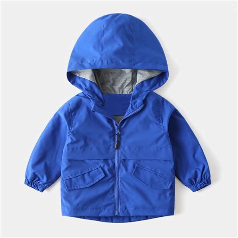 NAISIBABY Toddler Boys Jackets, Zipper Windbreaker Hooded Coats Kids ...