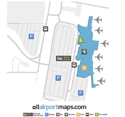 YLW Airport Map - Kelowna Airport Terminal Maps & Navigation Guide