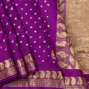 Kanchipuram Purple Silk Sarees, Purple Shade Kanjivaram | Panjavarnam