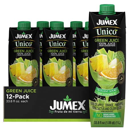 Buy Jumex Unico Green Juice | 100% Juice Blend of Apple, Orange ...