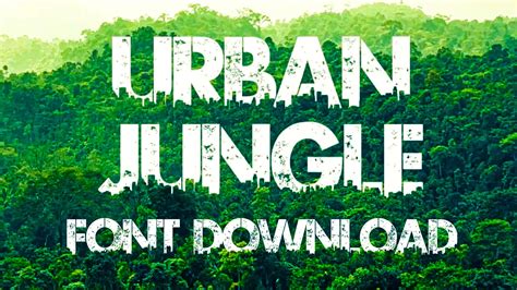 Urban Jungle Font Download For Pixellab- 2025 (100% Working) - Anupsagar