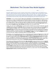 Circular Flow Model Worksheet Example 的图像结果