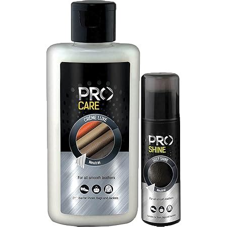 PRO Creme Luxe Smooth Leather Shoe Moisturizer Cream I 150 ML : Amazon ...