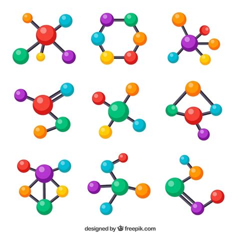 Cartoon molecule Images - Free Download on Freepik
