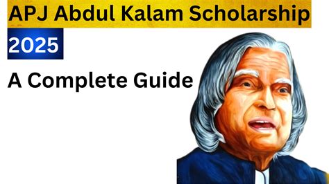 Dr. APJ Abdul Kalam Scholarship 2025: Check Eligibility, Amount & Deadline