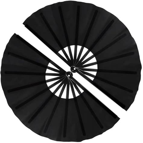 Lawei 8 Pack 13 Inch Large Folding Hand Fans, Black India | Ubuy