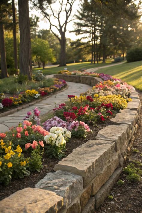 19+ Simple Cheap Ideas for Stunning Flower Beds