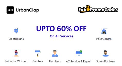 UrbanClap Coupons | 70% OFF Coupon Codes & Promo Codes | 2026