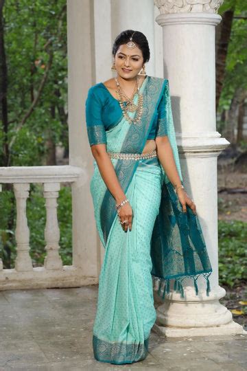 Wedding Special Sky Blue Colour Silk Saree For Women - Anaya Designer ...