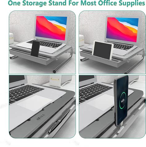 Buy WALI Monitor Stand Riser with Drawer Storage, Computer Monitor ...