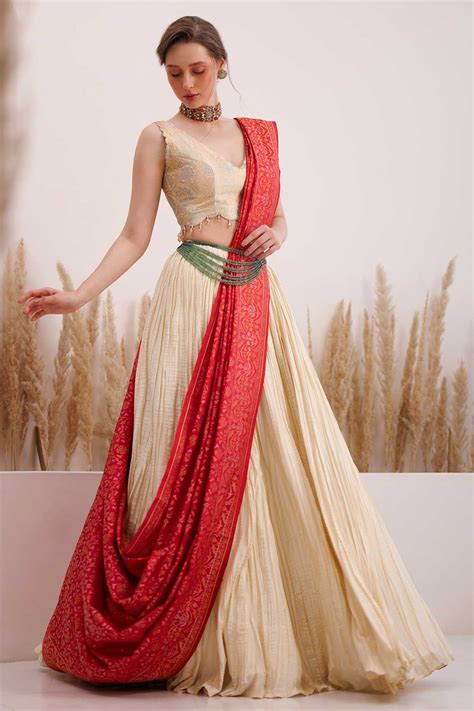 Buy ViYa Peach Embellished Kurta Set For Kids Available online at ...