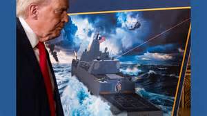 Trump announces plans for new navy warships to be known as ‘Trump-class’