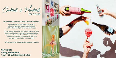 Cocktails & Mocktails for a Cure, Designers Collab, Brooklyn, 8 ...