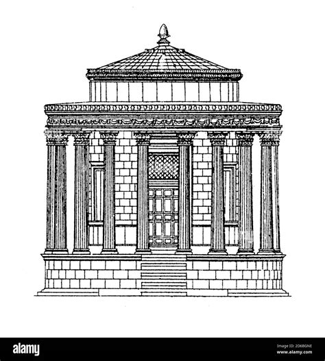 Greek temple in italy Cut Out Stock Images & Pictures - Alamy