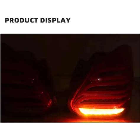 Maruti Suzuki Swift 2018 Onwards Modified LED Tail lights - Mercedes Design
