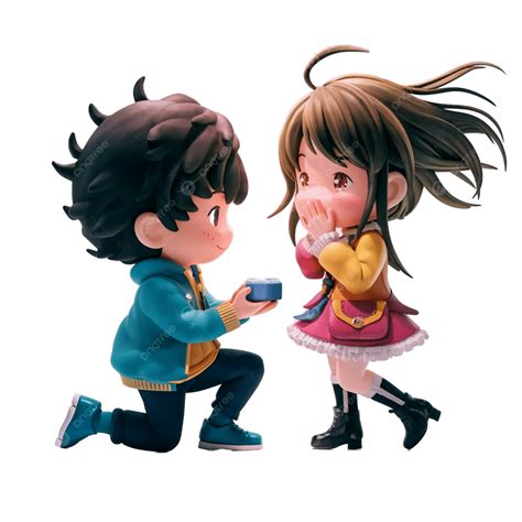 Cute Anime Couple Love Proposal, Anime Couple, Love Proposal, Proposal ...