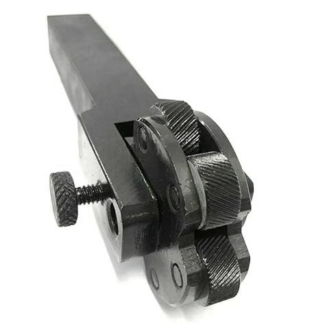 6 Knurls Lathe Knurling Tool Holder Rotating Head Multi Knurl Coarse 5 ...