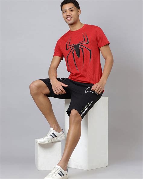 Spiderman Regular Fit Tshirt For Men – Free Authority