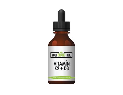 Lipozomálny Vitamín K2 + D3/250 ml - Natural White Label