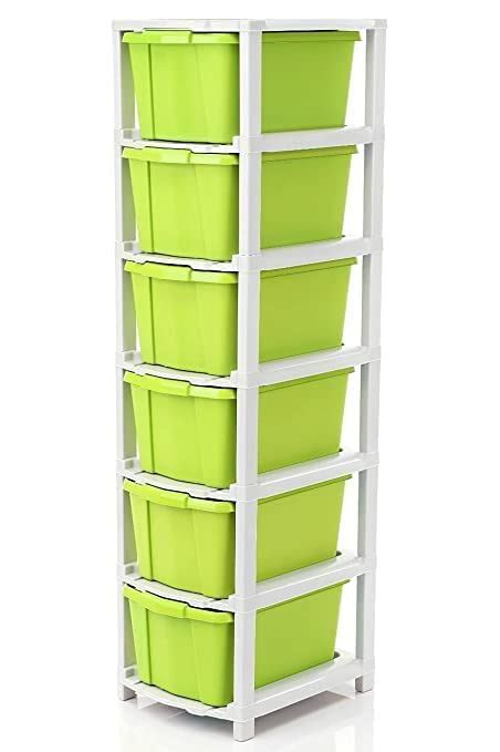 AVZEEGO 6 XL Plastic Modular Drawer System for Home, Office, Hospital ...