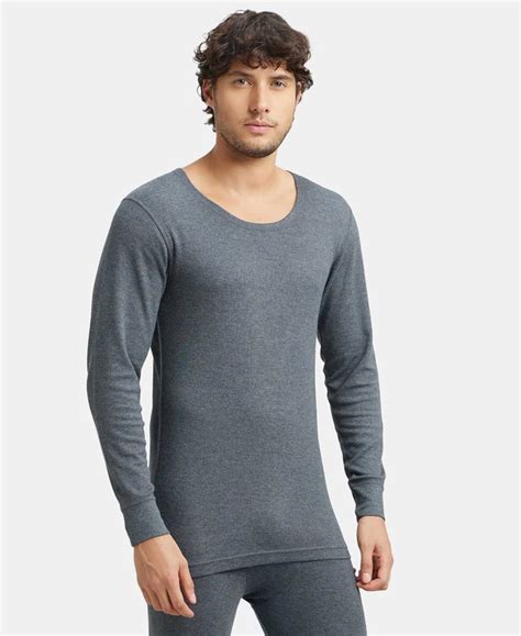 Buy Super Combed Cotton Rich Full Sleeve Thermal Undershirt with ...