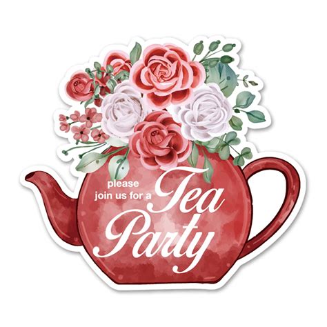 Fancy Tea Party Invitations