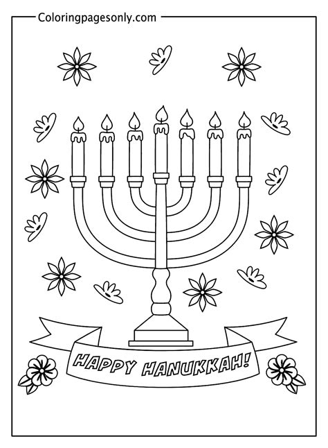 Hanukkah Coloring Pages Dreidel Printable Kids Crayola Chanukah ...