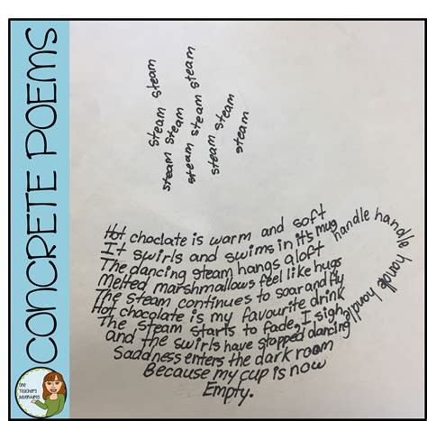 One Teacher's Adventures: Concrete Poetry - Where Poetry Meets Art