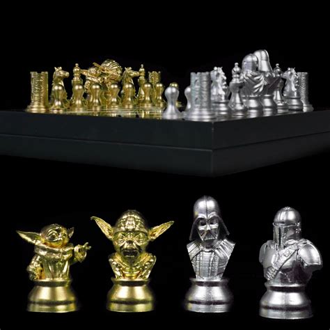 Star Wars Chess Set: Darth Vader, Yoda, and More - Etsy