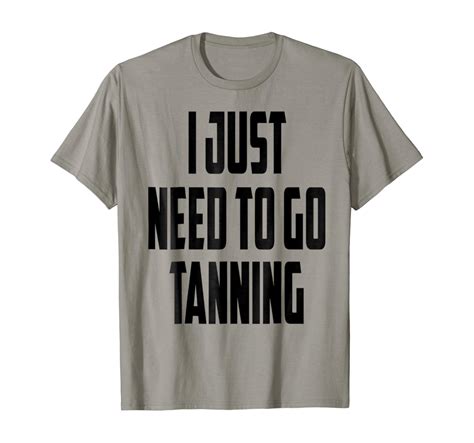 Amazon.com: Funny Tanning Shirt Sun-Tanning Beach Vacation Gift: Clothing