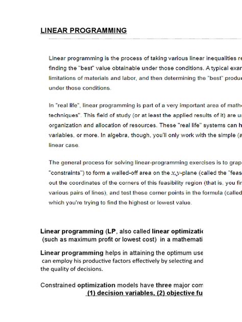 Python LP 的图像结果