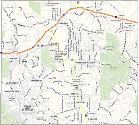 Image result for Arizona County Map