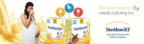 Buy SimMom Plus Maternal Nutrition with DHA Health Drink - Pack of 400g ...