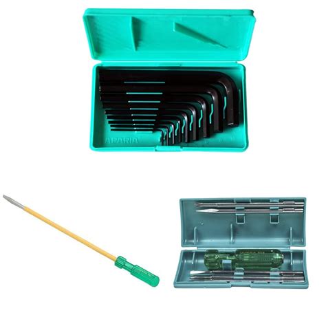 Taparia KM9V Allen Key Set (Black)&Taparia 903 I Steel Two in One Screw ...
