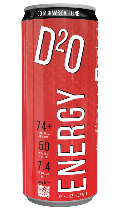 D2O (Blvck Cherry) Energy Drink – DrinkD2O