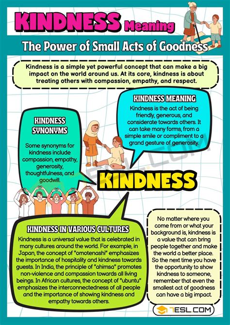 Kindness Meaning: What Does Kindness Mean? • 7ESL