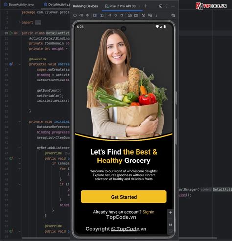 Image result for Market App for Vendors Using Android Studio