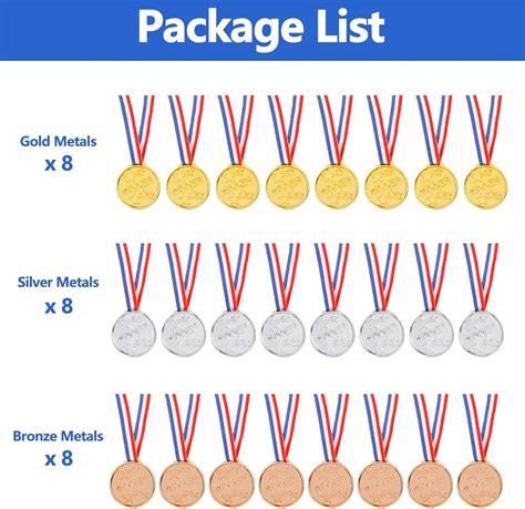 Hooqict 24 Pieces Medals for Awards for Kids Medals India | Ubuy