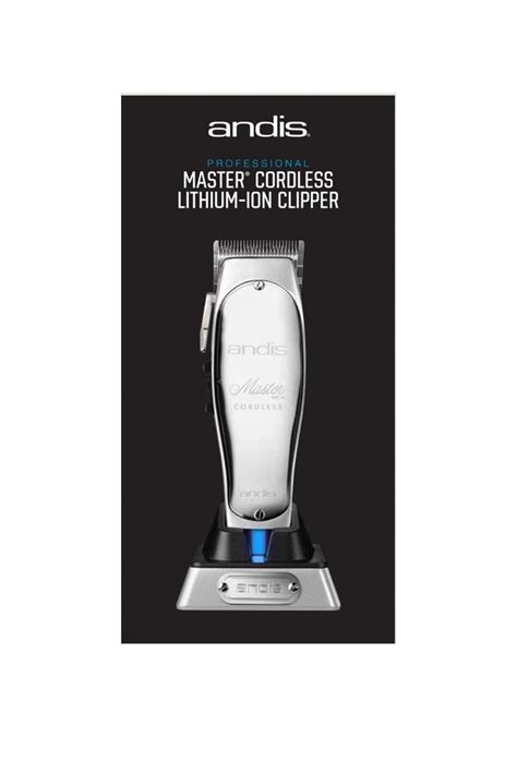 Andis Master® Cordless Lithium Ion Clipper | Cordless, Led lights, Clippers