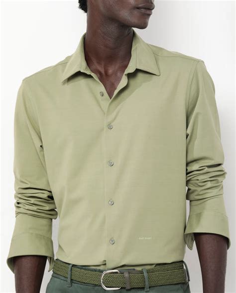 Rare Rabbit Men's Flyknit Pastel Green Cotton Polyester Fabric Full Sl