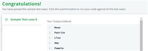 6. Solution of Hacker Rank Employee Salaries.
