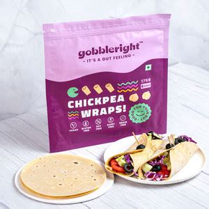 GOBBLERIGHT Chickpea Wraps| Best for Rolls, Tacos & Tostadas| Ready to ...